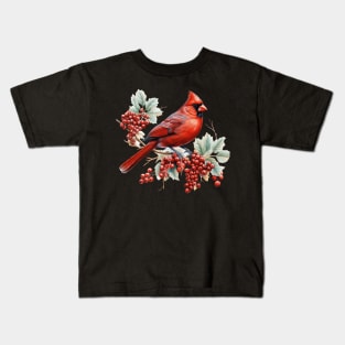 Northern Cardinal Kids T-Shirt
